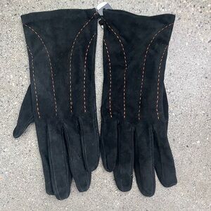New Moschino Suede Silk Lined Driving Gloves